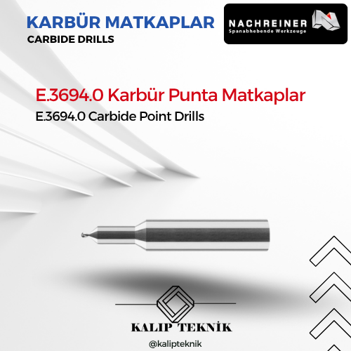 Karbür Mikro Punta Matkabı | E.3694.0 Serisi